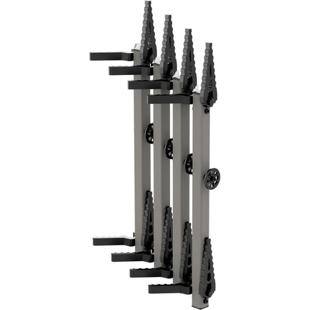Novix 17-Inch Mini Single Step Climbing Sticks Classic Gray Set of 4