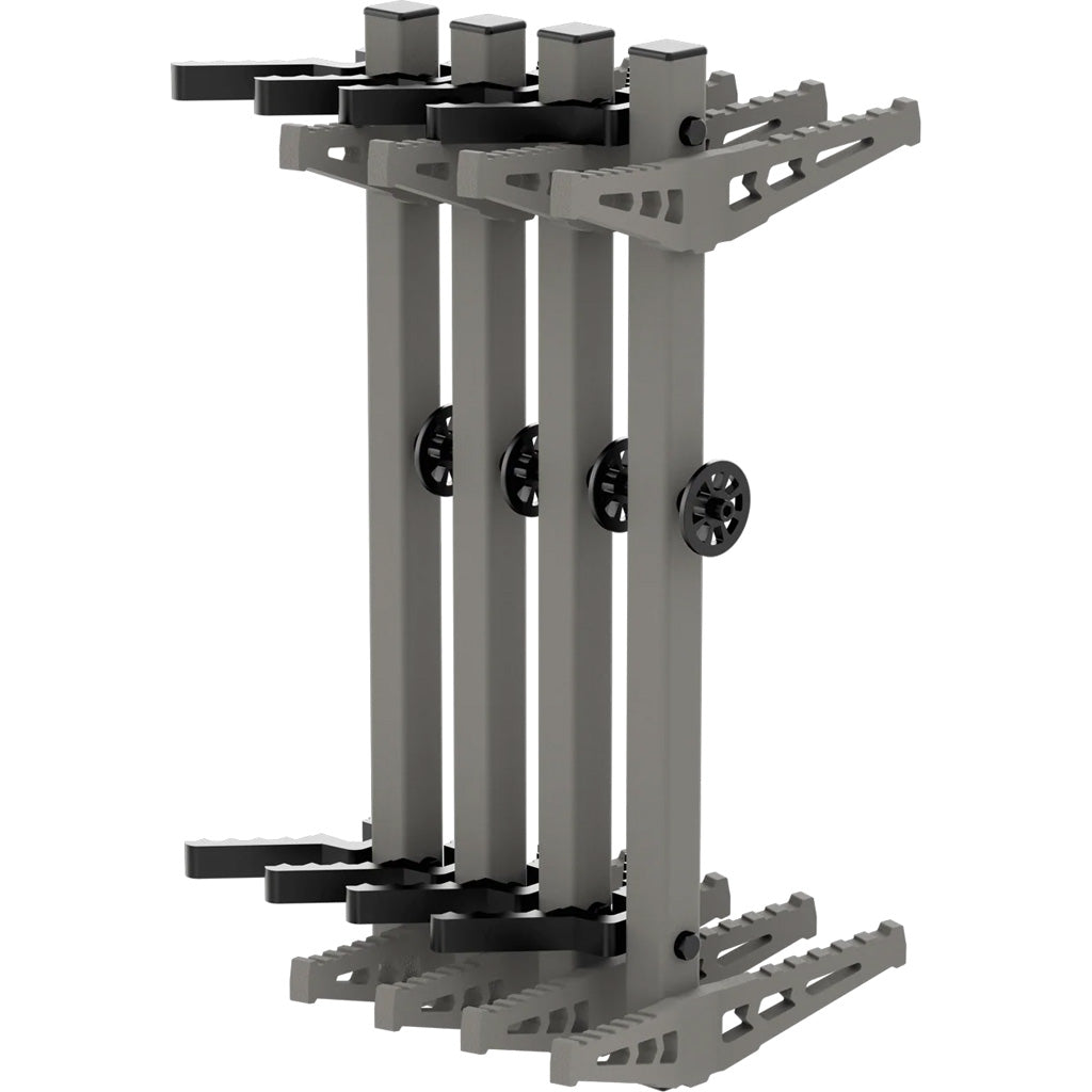 Novix 17-Inch Mini Double Step Tree Climbing Sticks Classic Gray Set of 4