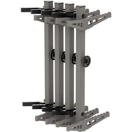Novix 17-Inch Mini Double Step Tree Climbing Sticks Classic Gray Set of 4