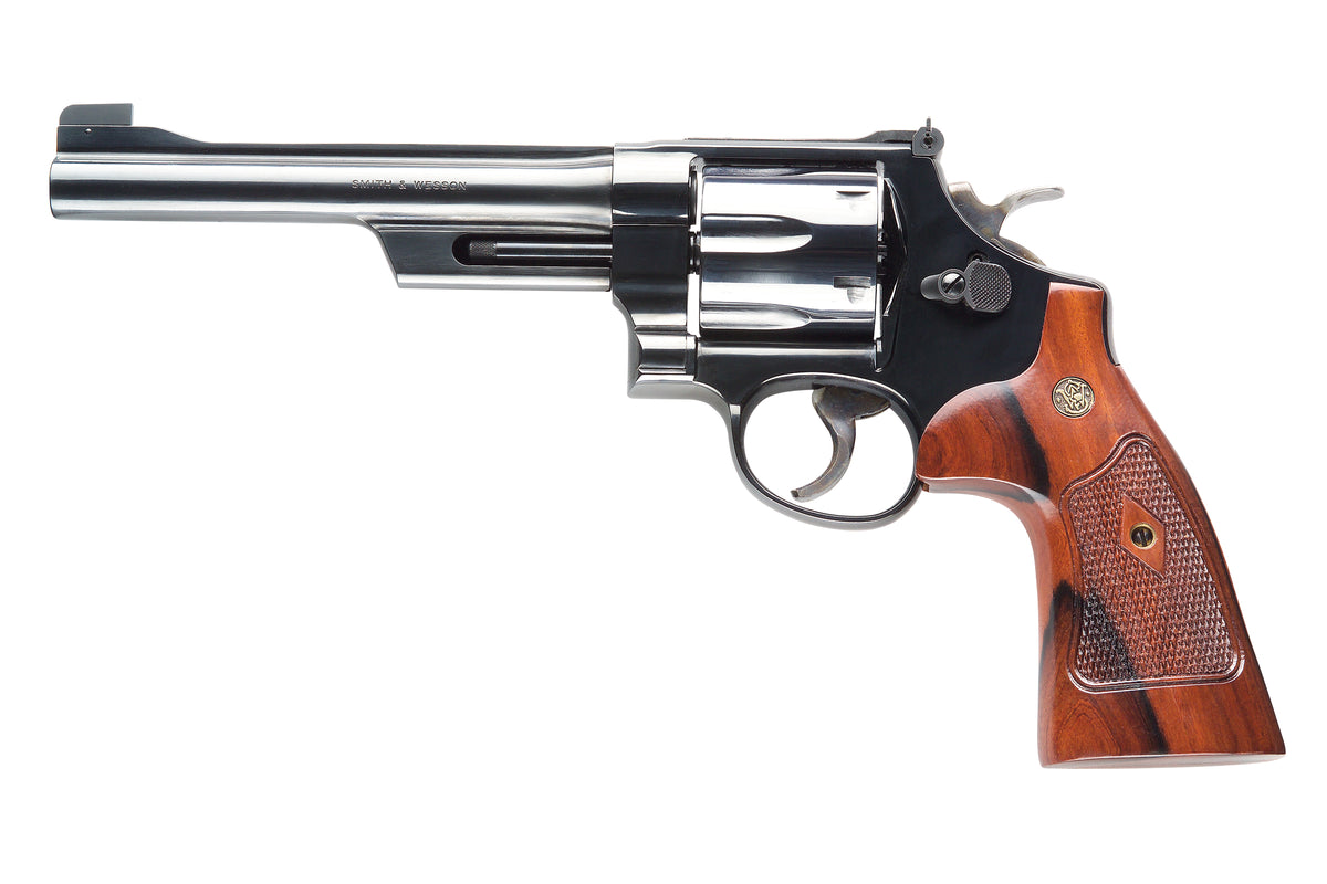 Smith & Wesson 150256 Model 25 Classic 45 Colt (LC) Blued Carbon Steel 6.50" Barrel, 6rd Cylinder & N-Frame, Checkered Square Butt Walnut Grip