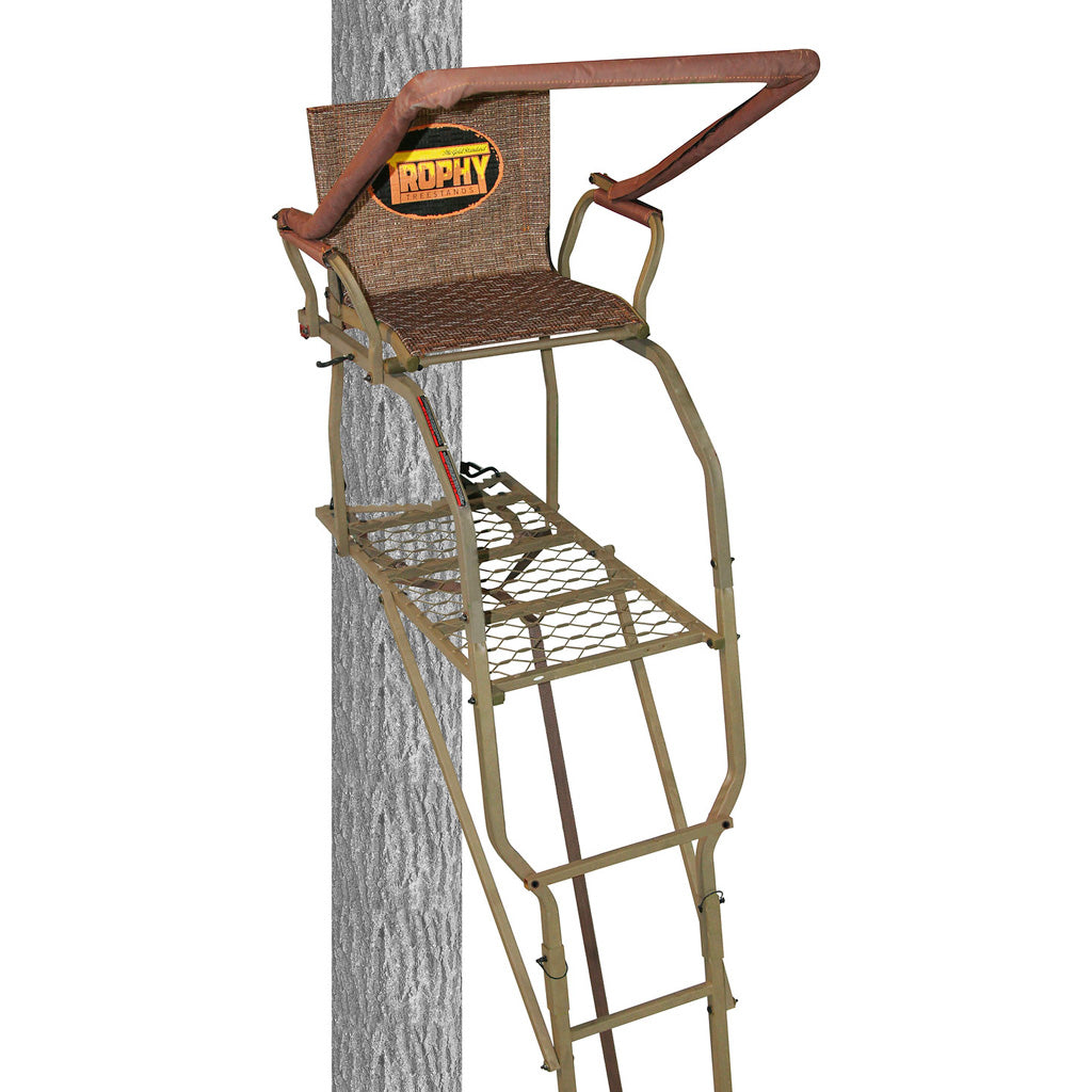 Trophy Treestands Strike Eagle Ladderstand with JAW Safety System 18 ft.