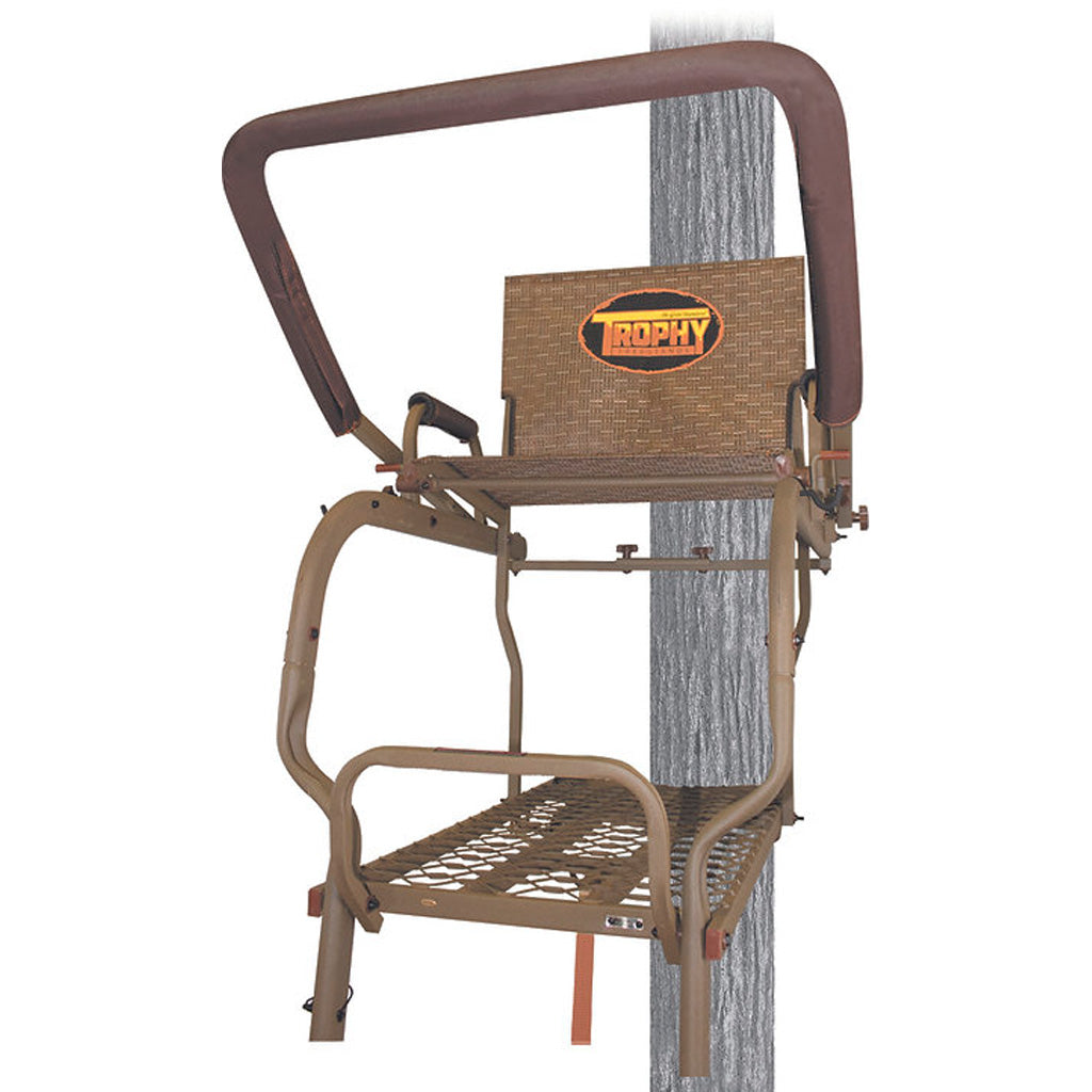 Trophy Treestands Mountaineer Ladderstand with Jaw Safety System 20 ft.