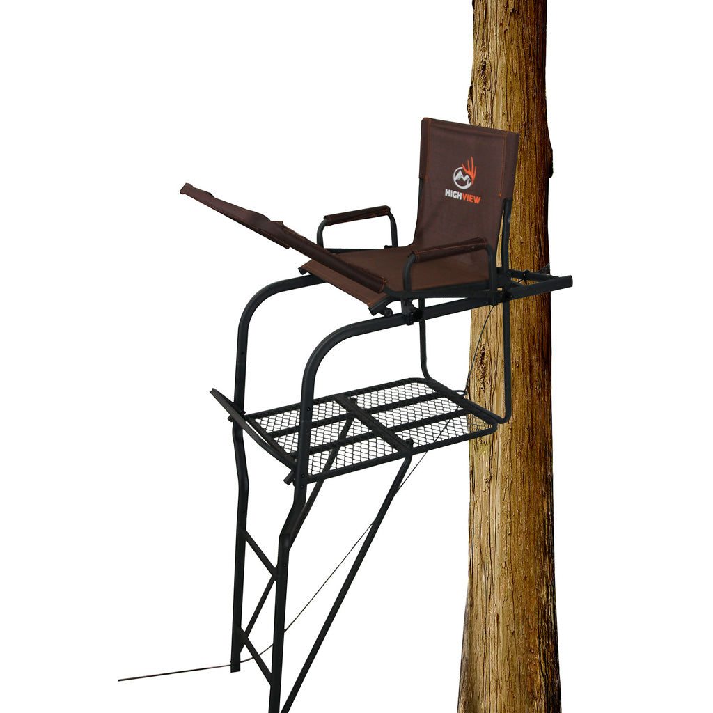 Trophy Treestands Maxgrip Elite Ladderstand with Cable Safety System 18.5 ft.
