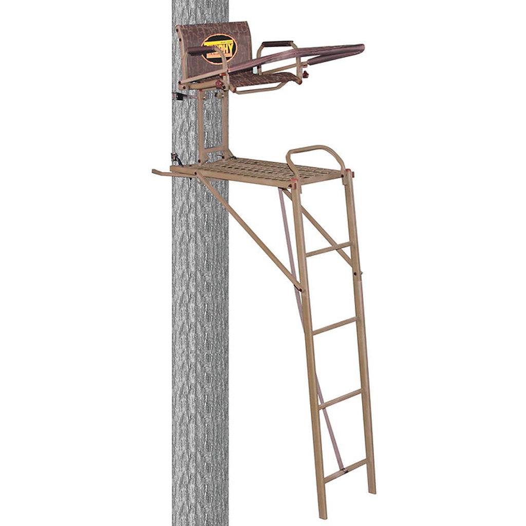 Trophy Treestands Spartan Ladderstand with Jaw Safety System 24 ft.