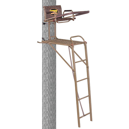 Trophy Treestands Spartan Ladderstand with Jaw Safety System 24 ft.