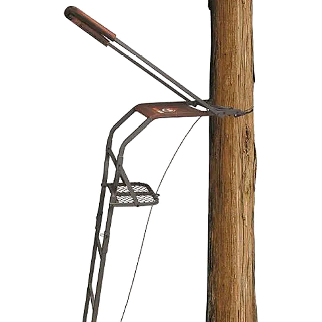 Trophy Treestands Maxgrip Deluxe Ladderstand with Cable Safety System 16 ft.