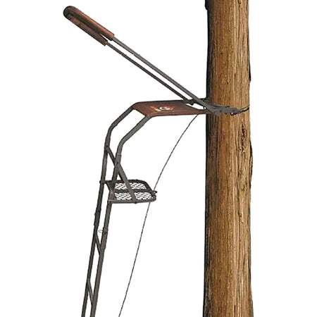 Trophy Treestands Maxgrip Deluxe Ladderstand with Cable Safety System 16 ft.