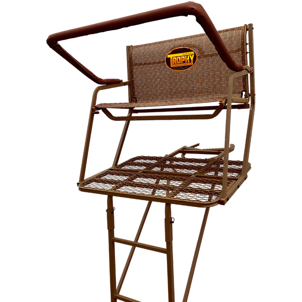 Trophy Treestands Colonel Ladderstand with Jaws Safety System 16 ft.