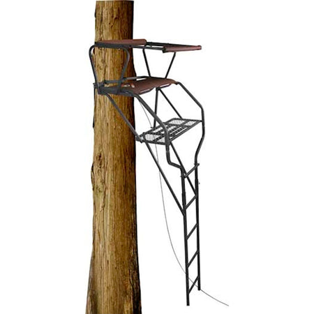 Trophy Treestands MaxGrip Double Ladderstand with Cable Safety System 18 ft.
