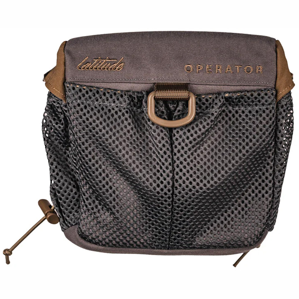 Latitude Operator Gray Saddle Pouch - Saddle Hunting Storage