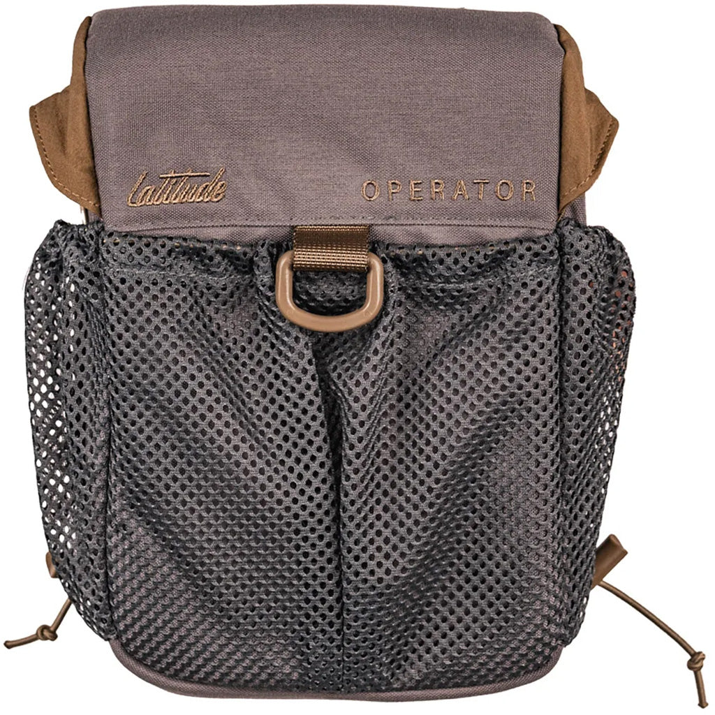 Latitude Operator XL Gray Saddle Pouch - Expanded Storage
