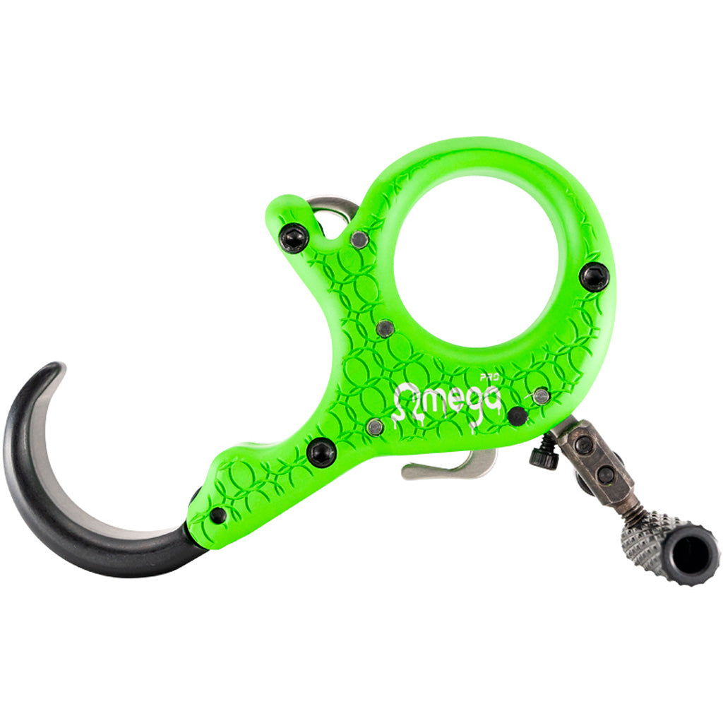 B3 Omega Pro Archery Release Lime Green - Adjustable Multi-Finger
