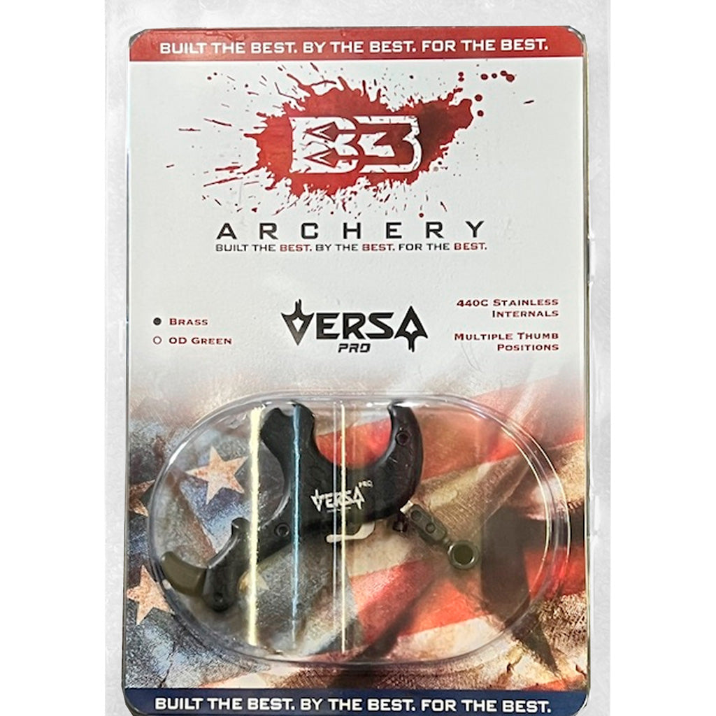 B3 Versa Pro Pack Mini 3 Finger Release - Brass/Black Finish