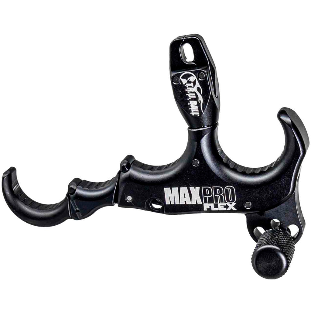 Tru Ball Max Pro Flex Black 4 Finger Archery Release