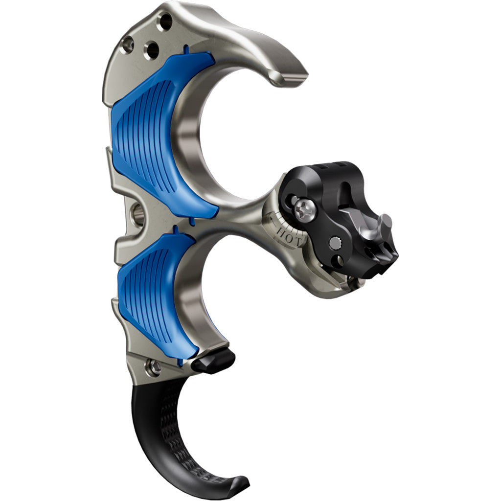 Tru Ball Aileron HBC Flex Hinge Bow Release Blue/Quick Silver Brass - Medium