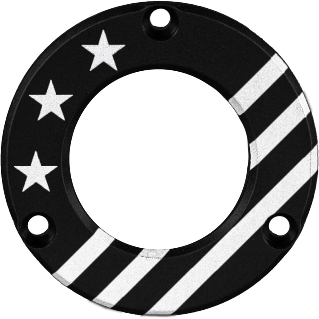 Axcel Driver Bow Sight Hubcap Black w/ Patriotic Engraving
