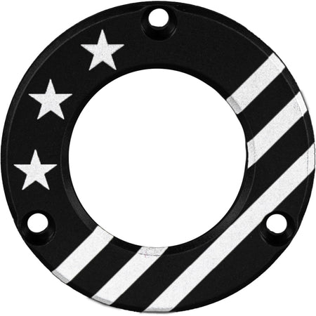 Axcel Driver Bow Sight Hubcap Black w/ Patriotic Engraving