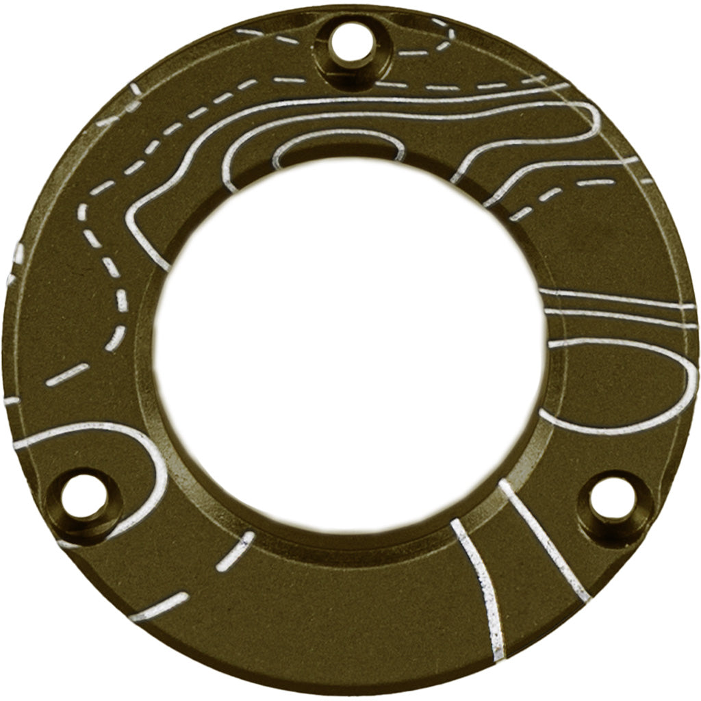 Axcel Driver Sight Hubcap Disc Tactical BH Green Topo Map Pattern