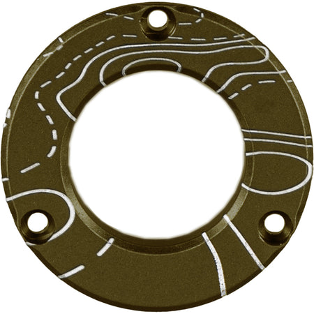 Axcel Driver Sight Hubcap Disc Tactical BH Green Topo Map Pattern