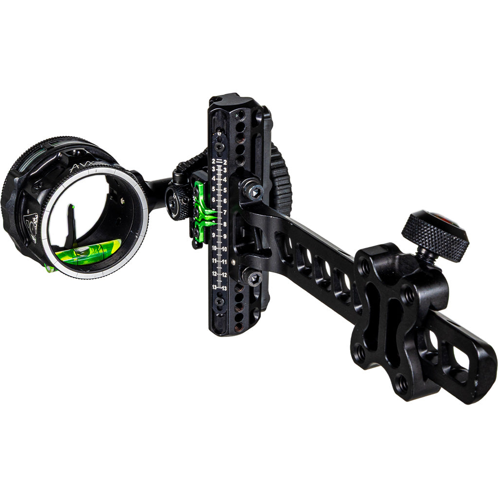 Axcel Driver Plus Single Pin Slider Sight AVX-41 Scope Stealth BH Green .019 Right Hand