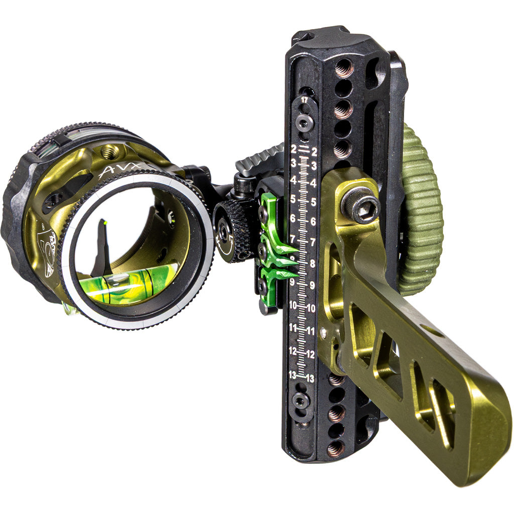 Axcel Driver Plus Single Pin Slider Sight AVX-31 Bridge-Lock Tactical BH .019 Green Right Hand