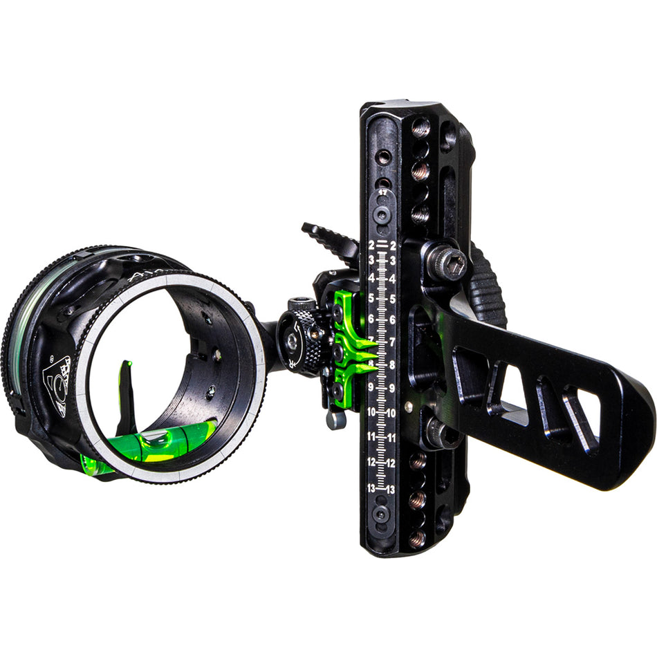Axcel Driver Plus AVX-41 Slider Sight Bridge-Lock .019 Green Fiber 1-Pin RH Stealth BH