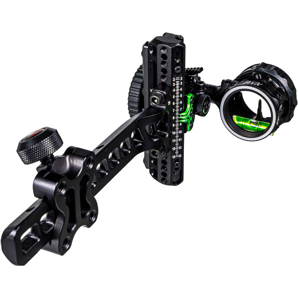 Axcel Driver Plus AVX-31 Slider Sight .019 Green Fiber Single Pin LH Stealth BH Dovetail