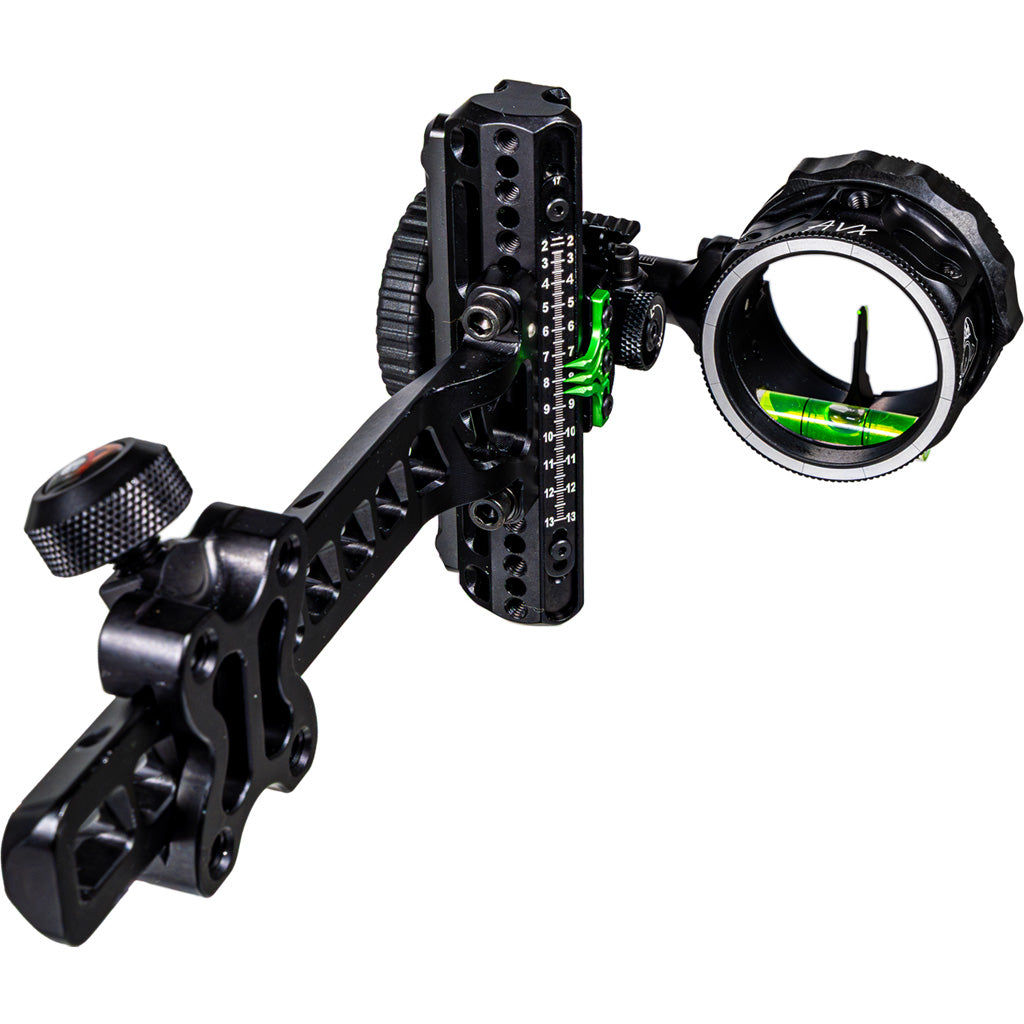 Axcel Driver Plus AVX-41 Slider Sight .019 Green Fiber Single Pin LH Stealth BH Dovetail