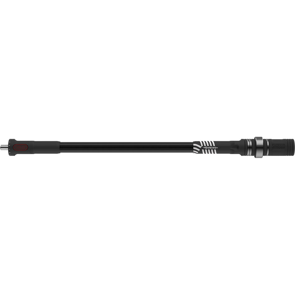 Shrewd INDX Matte Black Bow Stabilizer .625 OD 10-Inch