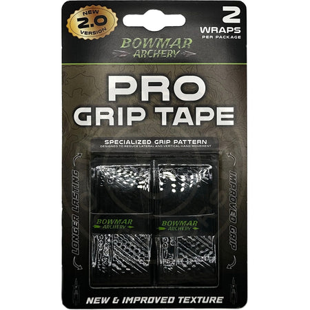 Bowmar V2 Grip Tape for Archers - Black