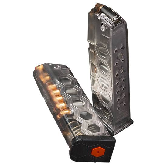 Sentry Hexmag 17-Round Clear Magazine for Glock 17