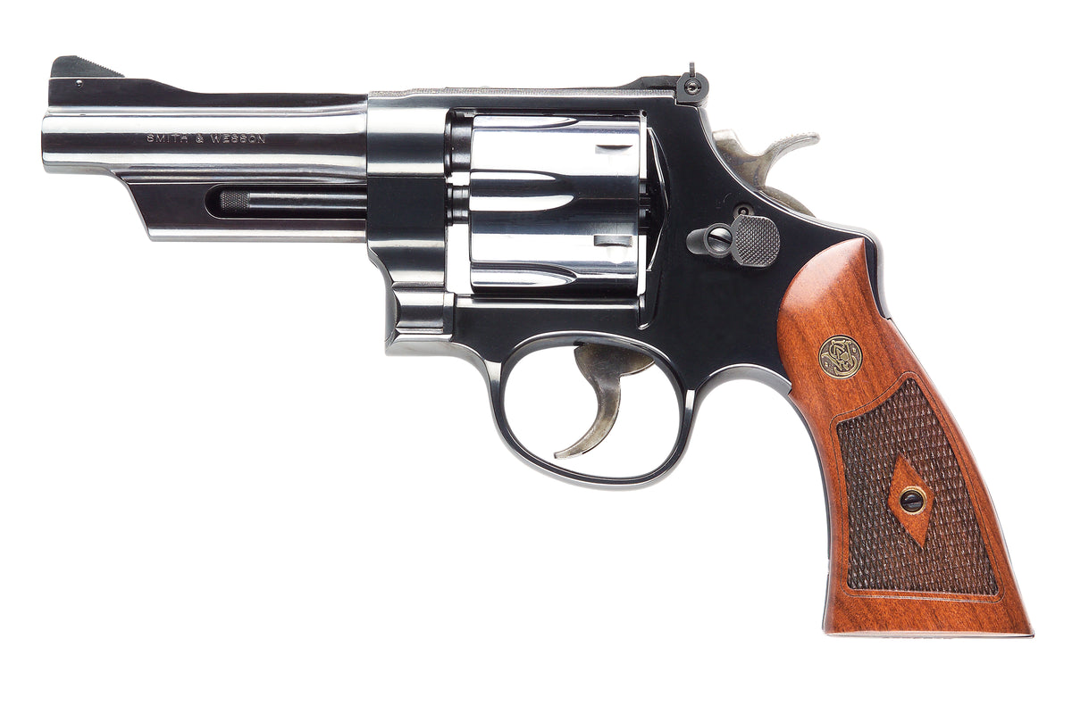 Smith & Wesson 150339 Model 27 Classic 357 Mag Or 38 S&W Spl +P Blued Carbon Steel 4" Barrel, 6rd Cylinder & N-Frame, Checkered Square Butt Walnut Grip