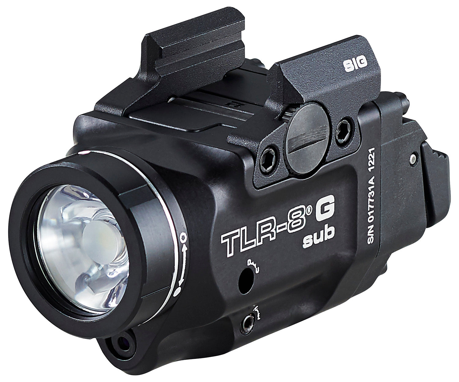 Streamlight 69437 TLR-8 w/Green Laser 5.0mW 500-Lumen Black Sig Sauer P365 P365XL