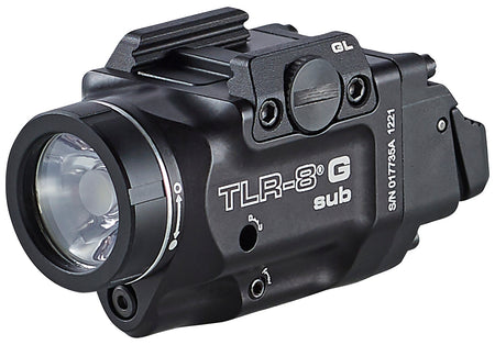 Streamlight 69431 TRL-8 G Sub 500-Lumen Gun Light with Green Laser Glock 43X 48 MOS Black