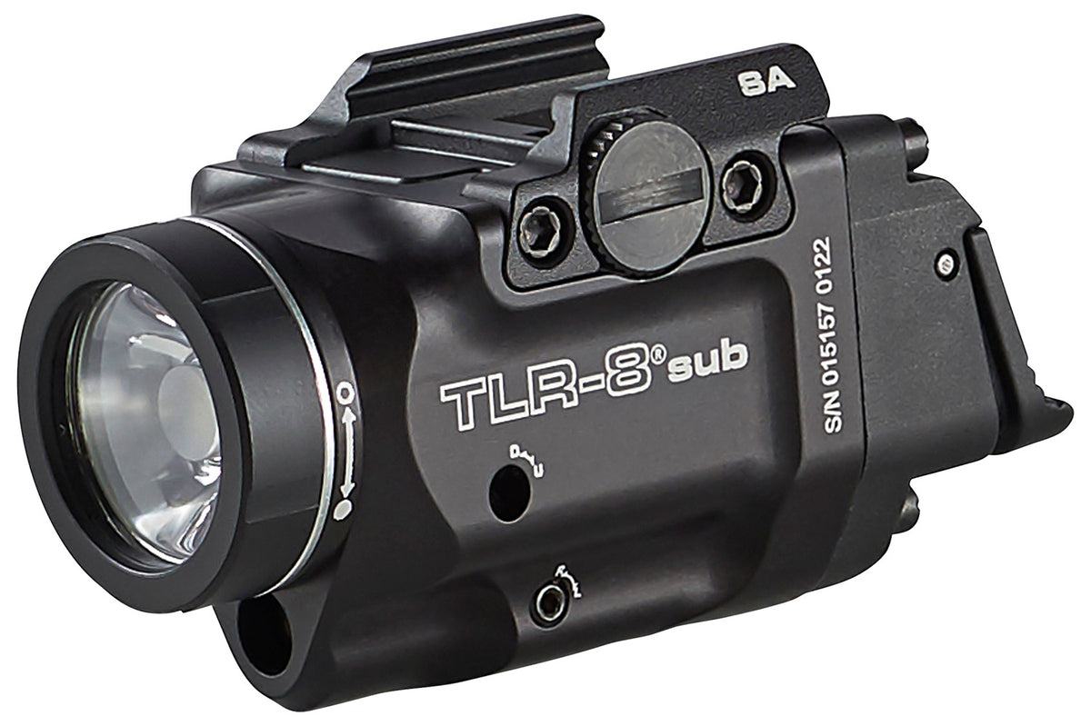 Streamlight 69419 TLR-8 Sub 500-Lumen Gun Light with Red Laser Black Springfield Armory Hellcat