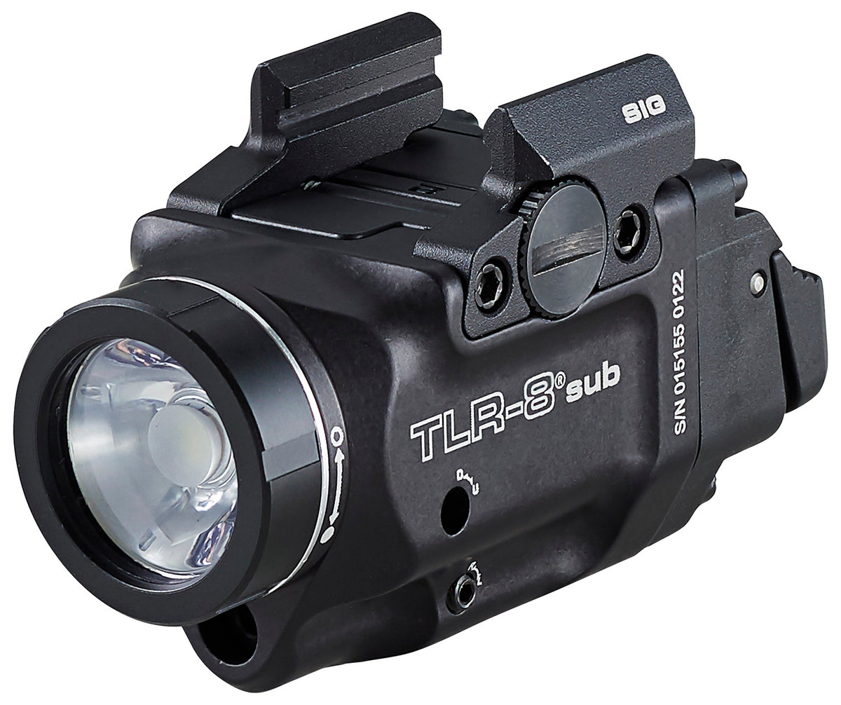 Streamlight 69417 TLR-8 Sub 500 Lumen White LED Pistol Light Red Laser for Sig Sauer P365