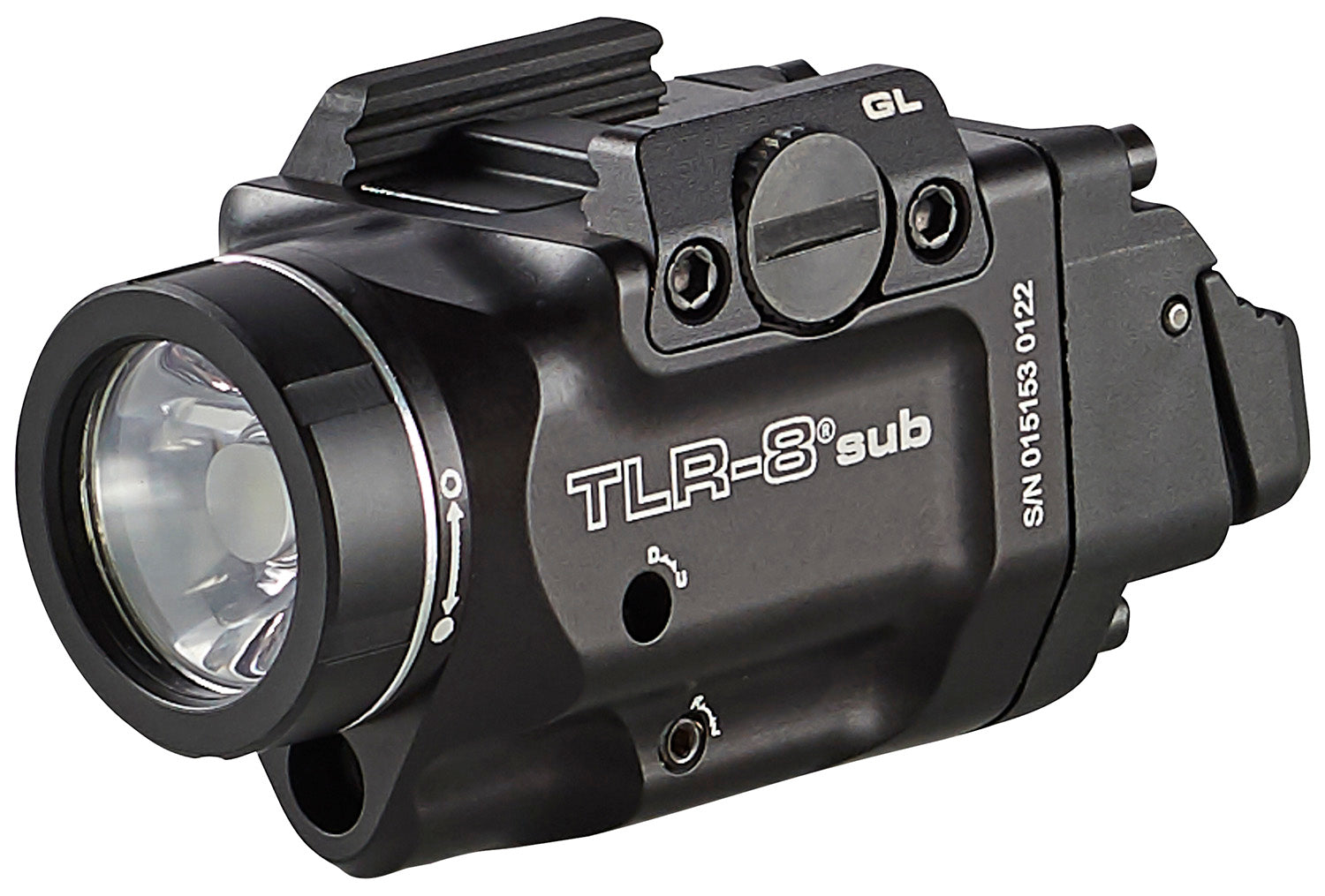 Streamlight 69411 TLR-8 Sub 500 Lumen White LED Pistol Light Red Laser Glock 43X