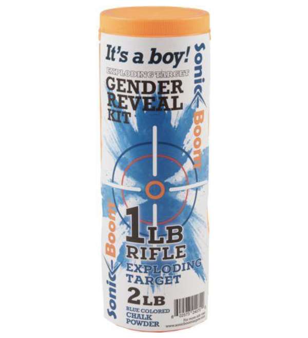 Sonic Boom Exploding Rifle Target Kit Boy Gender Reveal (Case of 12)