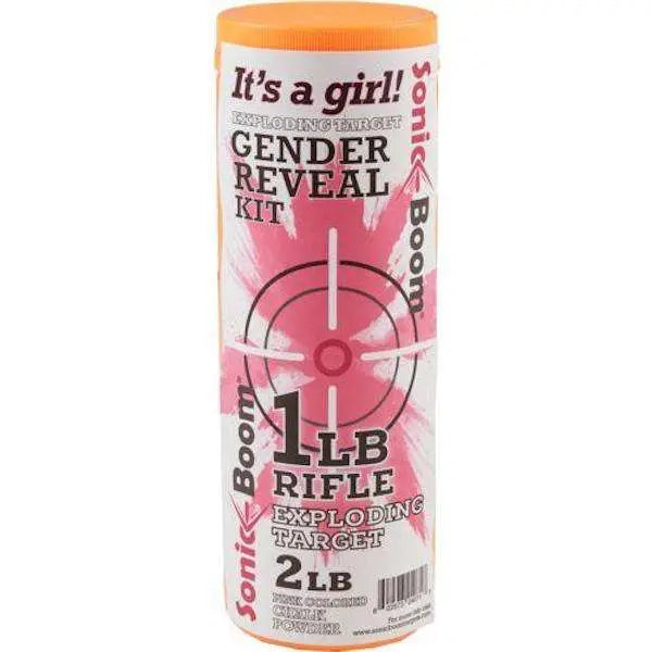 Sonic Boom Exploding Rifle Target Kit Girl Gender Reveal (Case of 12)