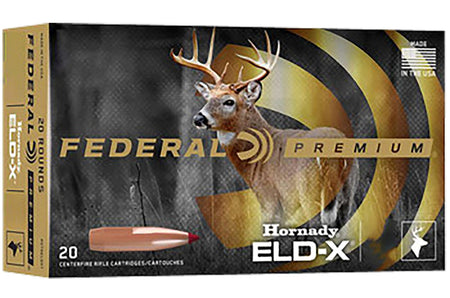 Federal Premium ELD-X Extremely Low Drag-eXpanding 175 Grain .30-06 Springfield 2750 fps 604544689822