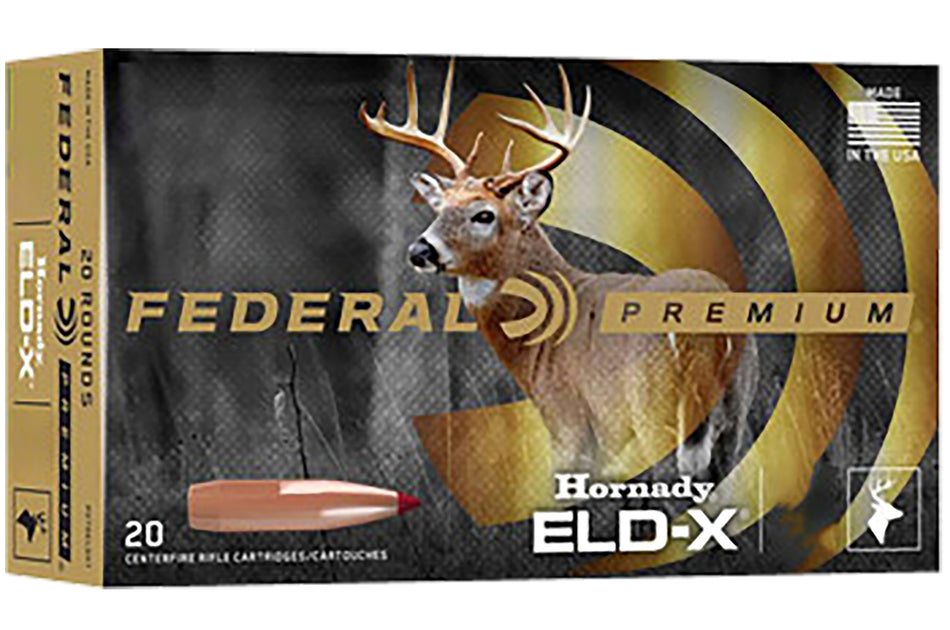 Federal Premium ELD-X Extremely Low Drag-eXpanding 175 Grain .30-06 Springfield 2750 fps 604544689822