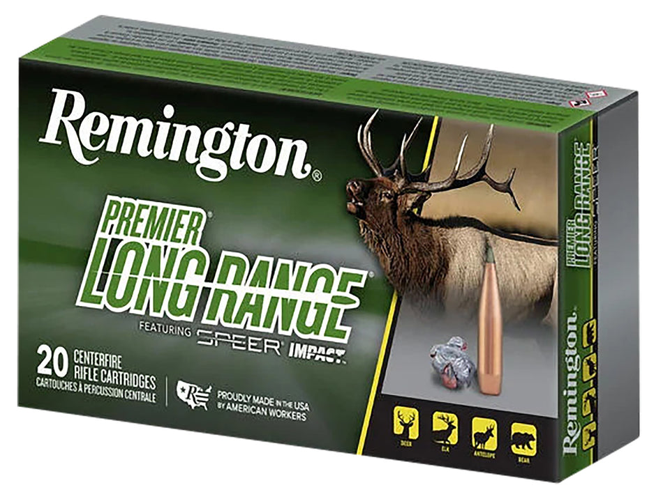 Remington 6.5mm Creedmoor Premier Long Range 140 grain Speer Impact ammunition