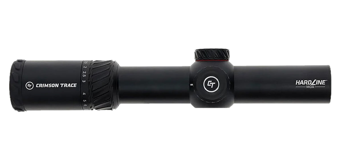 Crimson Trace Hardline 1-6x24mm 34mm Tube Black Anodized Illuminated CT TR1-MIL Reticle Scope
