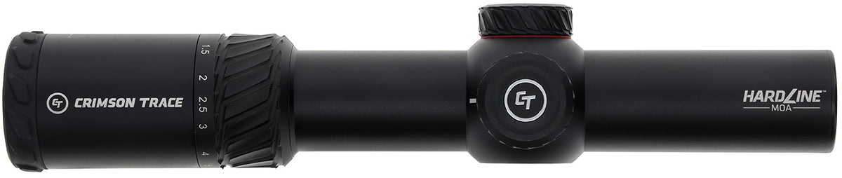 Crimson Trace Hardline Black Anodized 34mm 1-6x24mm Illuminated CT TR1-MOA Reticle Rifle Scope