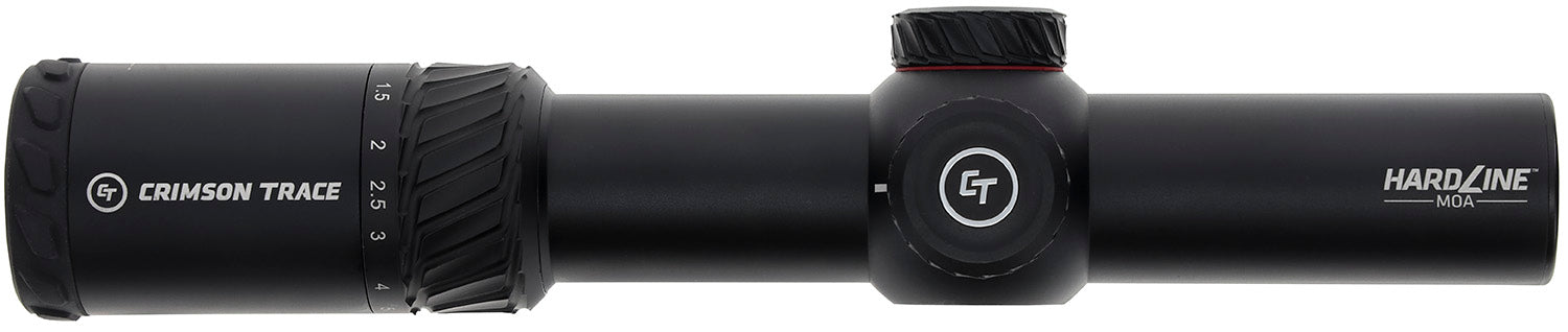 Crimson Trace Hardline Black Anodized 34mm 1-6x24mm Illuminated CT TR1-MOA Reticle Rifle Scope