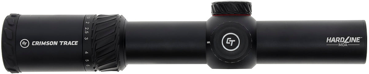 Crimson Trace Hardline Black Anodized 34mm 1-10x28mm Illuminated CT TR1-MOA Reticle Rifle Scope