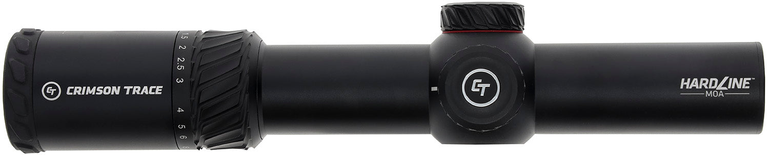 Crimson Trace Hardline Black Anodized 34mm 1-10x28mm Illuminated CT TR1-MOA Reticle Rifle Scope