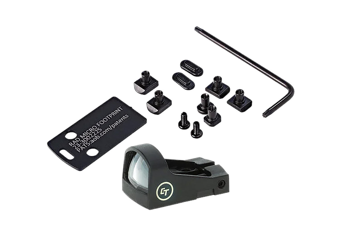 Crimson Trace CTS-1520 Matte Black 3.25 MOA Red Dot Dovetail Mount Combo Kit