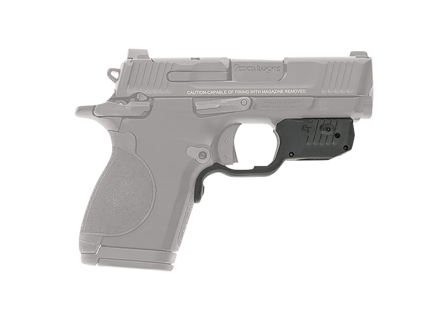 Crimson Trace 013000172 S&W CSX Laserguard Red Laser, Black Polymer Body