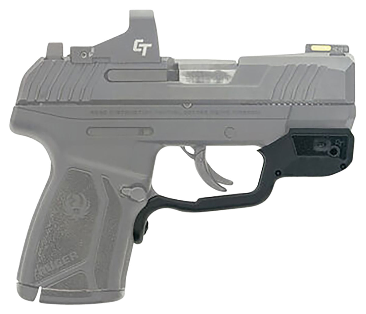 Crimson Trace 0102050 Ruger MAX-9 Laserguard Green Laser, Black Polymer Body